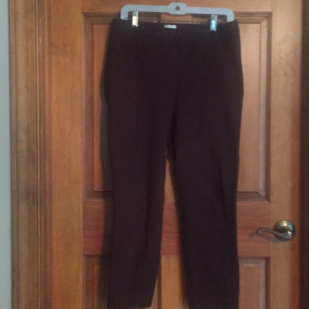 Brown ankle length pants by Chico